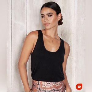 ParrishLA Lolo Black Tank Top Cotton Black Size XS ParrishLA Originally $149